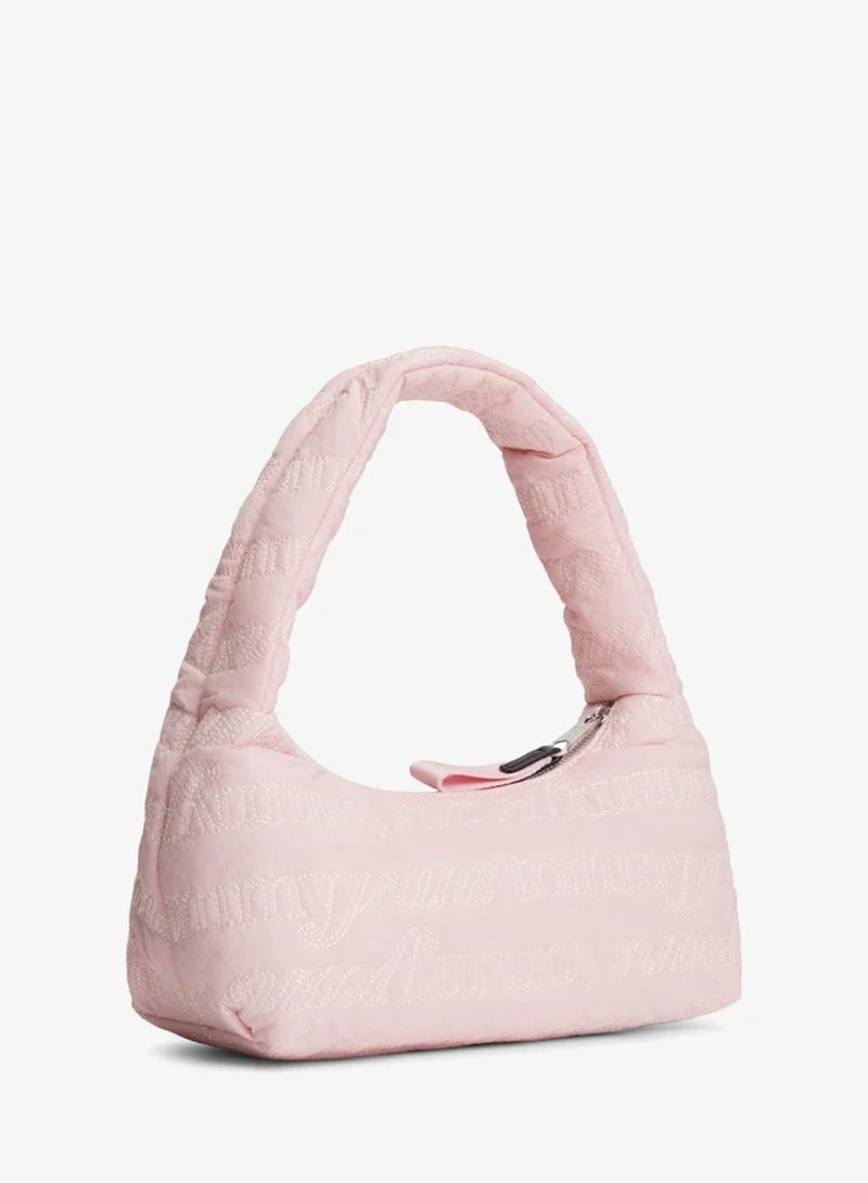 TOMMY JEANS  Repeat Logo Embroidery Shoulder Bag for Women | Best Price UAE